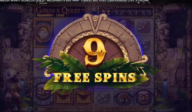 Bonus Gonzo's Quest gratis
